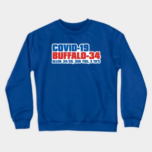 Buffalo Beats COVID! Crewneck Sweatshirt